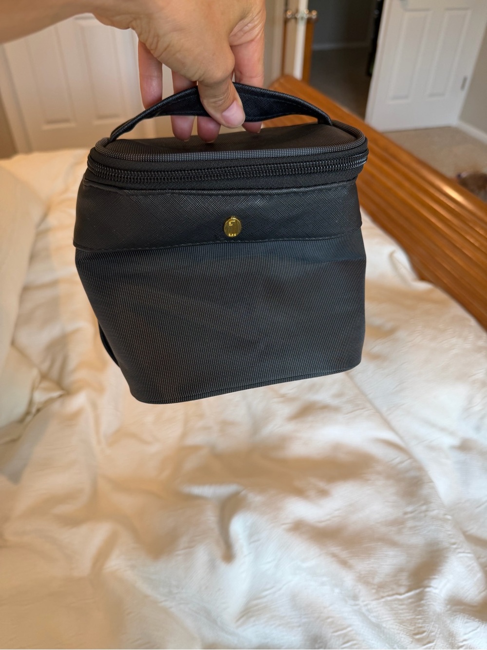 Idaho Jones Black Insulated Baby Bottle Cooler Bag Organizer